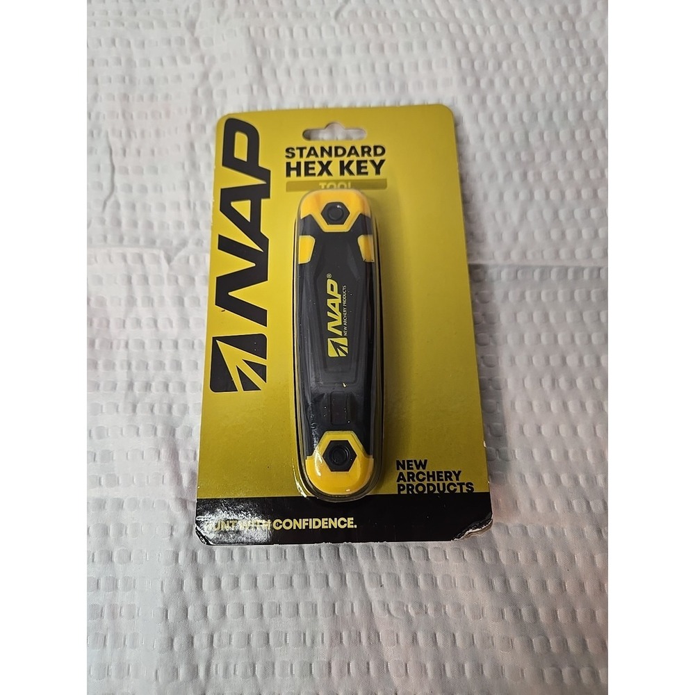 NAP New Archery Products Standard Hex Key Tool SAE S2 Steel Folding‎ Multi-Tool